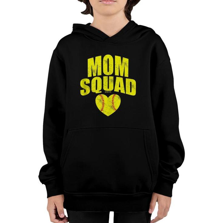 Fastpitch Mom Funny Softball  Youth Hoodie