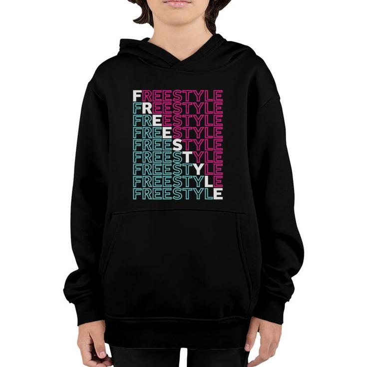 Freestyle Full Front 80S Electronic Dance Music Youth Hoodie