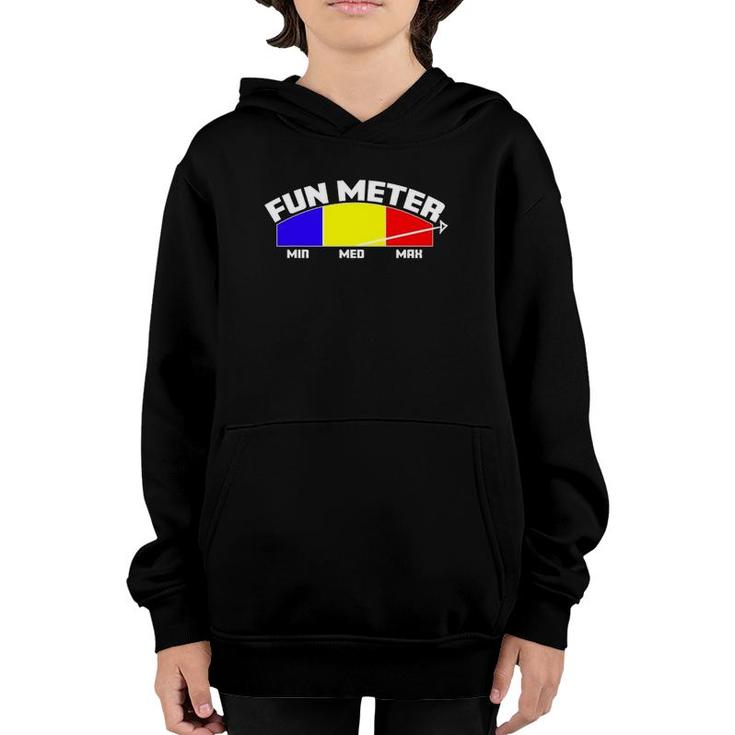 Fun Meter Off The Charts Youth Hoodie