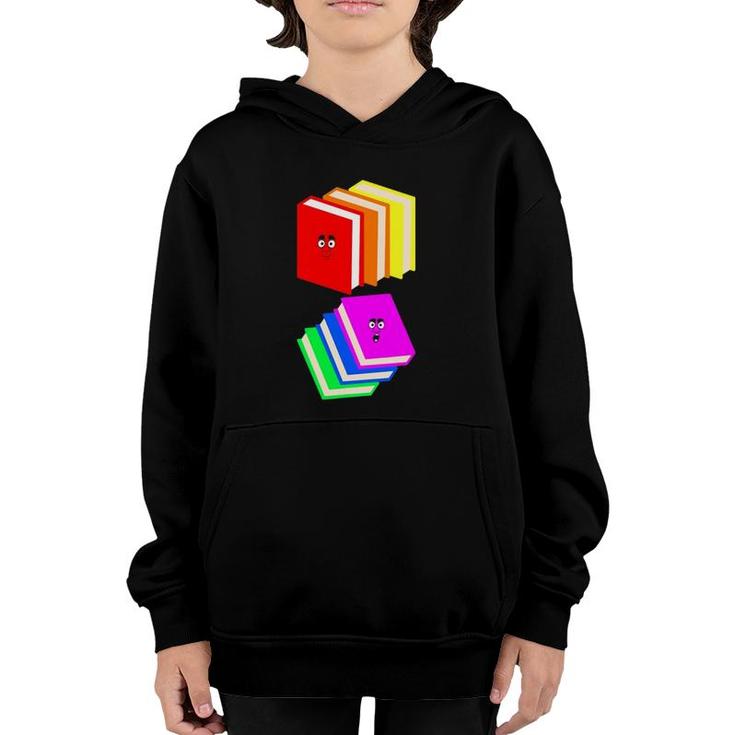 Funny Book Lover Gift Reading Book Youth Hoodie