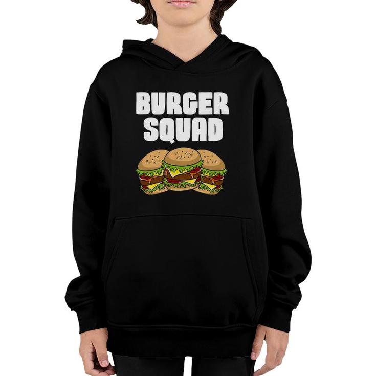 Funny Burger Art For Men Women Hamburger Cheeseburger Lover Youth Hoodie