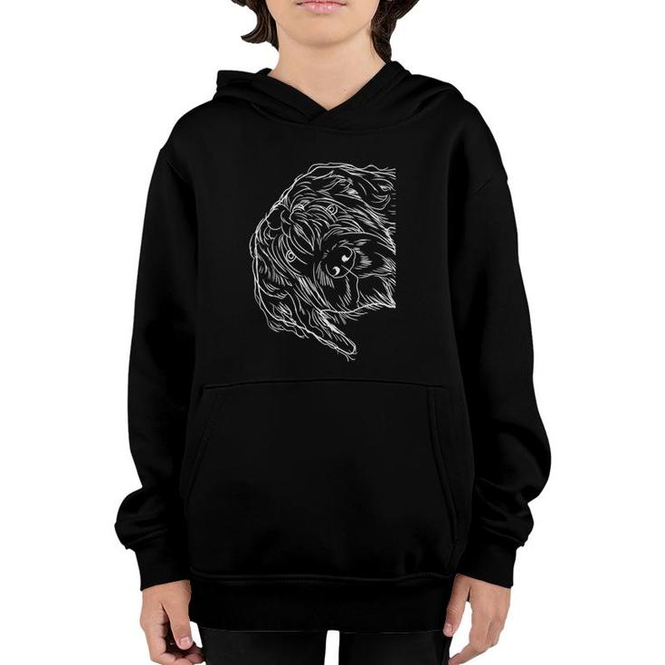 Funny Dog Wirehaired Pointing Griffon Youth Hoodie