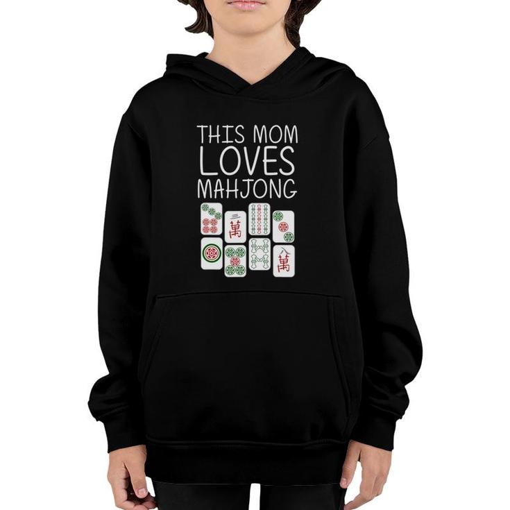 Funny Mahjong Gift For Mom Mother Tile Game Lover Players Youth Hoodie