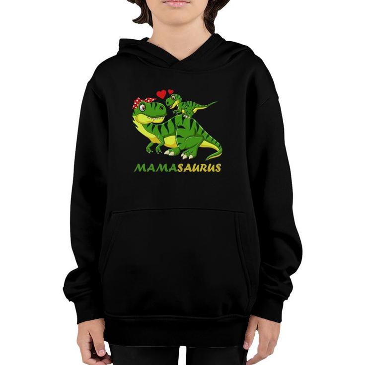 Funny Mamasaurus Rex Dinosaurrex Mom Kids Mother's Day Youth Hoodie