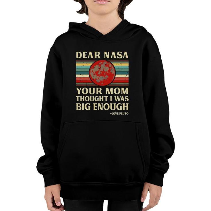 Funny Remember Pluto Planet Gifts Space Lover Science Geek Youth Hoodie