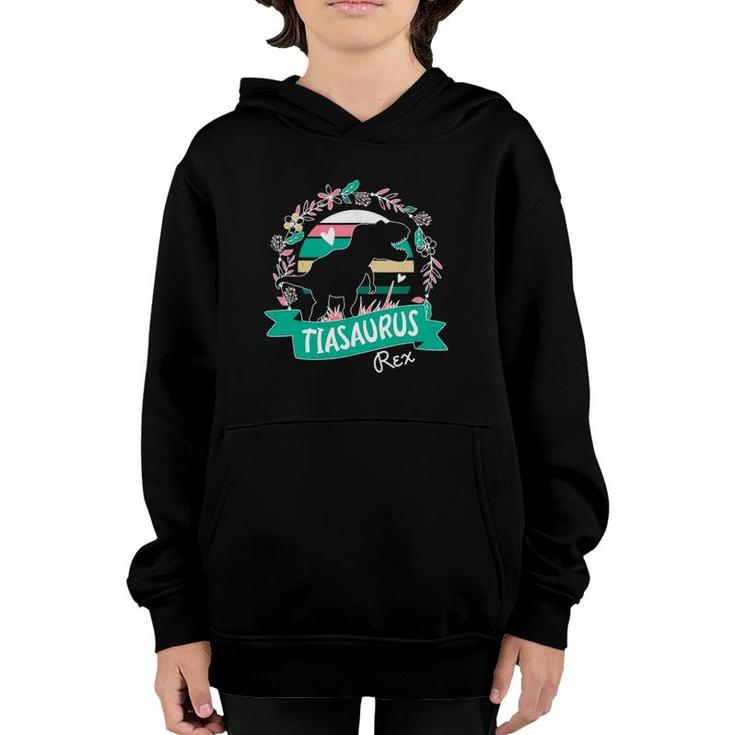 Funny Spanish Mother's Day, Auntie Gift Gift Tia Saurus Rex Youth Hoodie