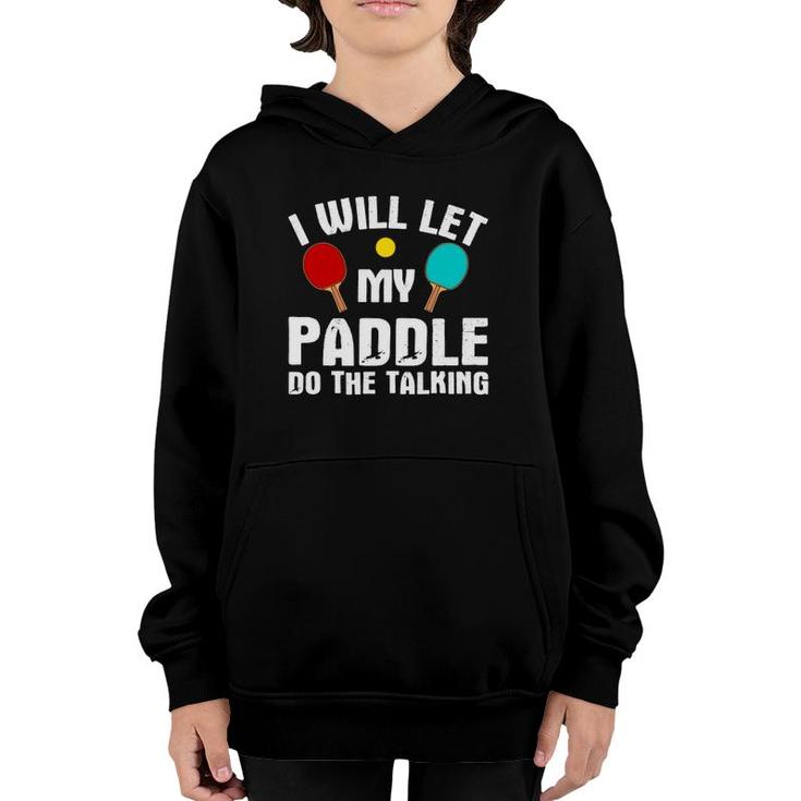 Funny Table Tennis For Men Women Paddle Ping Pong Player Youth Hoodie