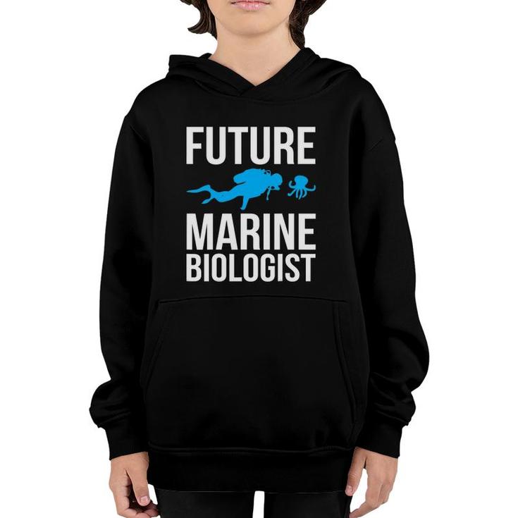 Future Marine Biologist Gift For Students Sea Life Youth Hoodie