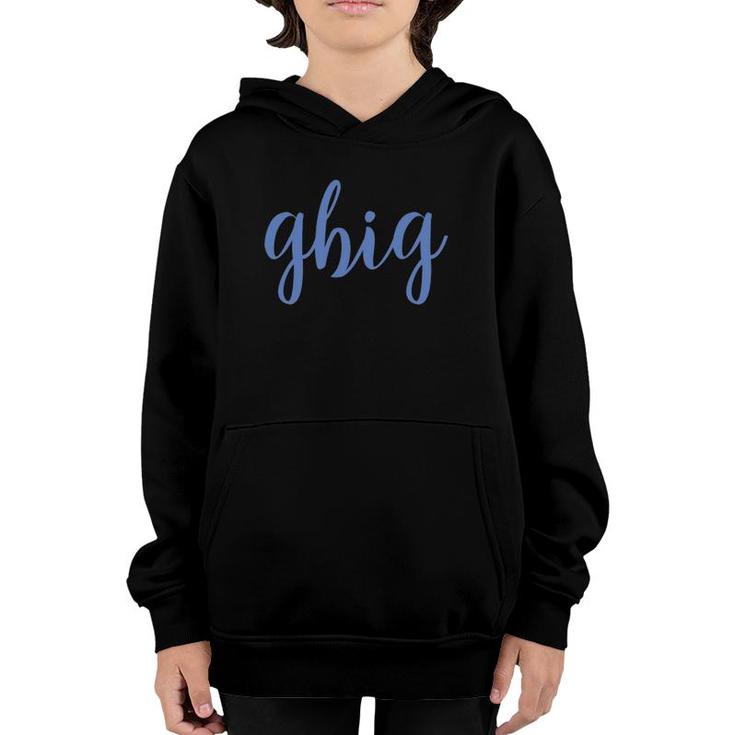 Gbig Sister Sorority Reveal Matching Womens Youth Hoodie