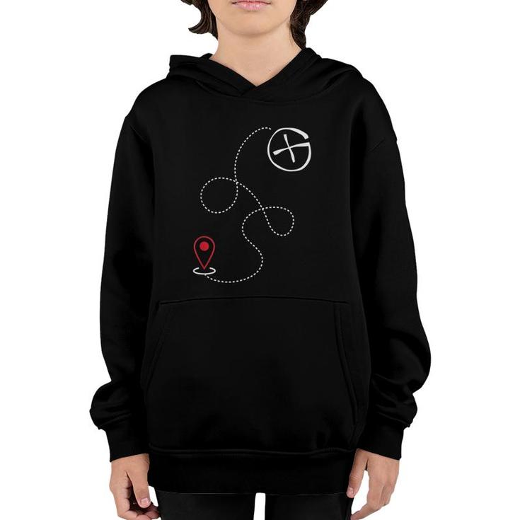 Geocache Geography Outdoors  Geocaching Youth Hoodie