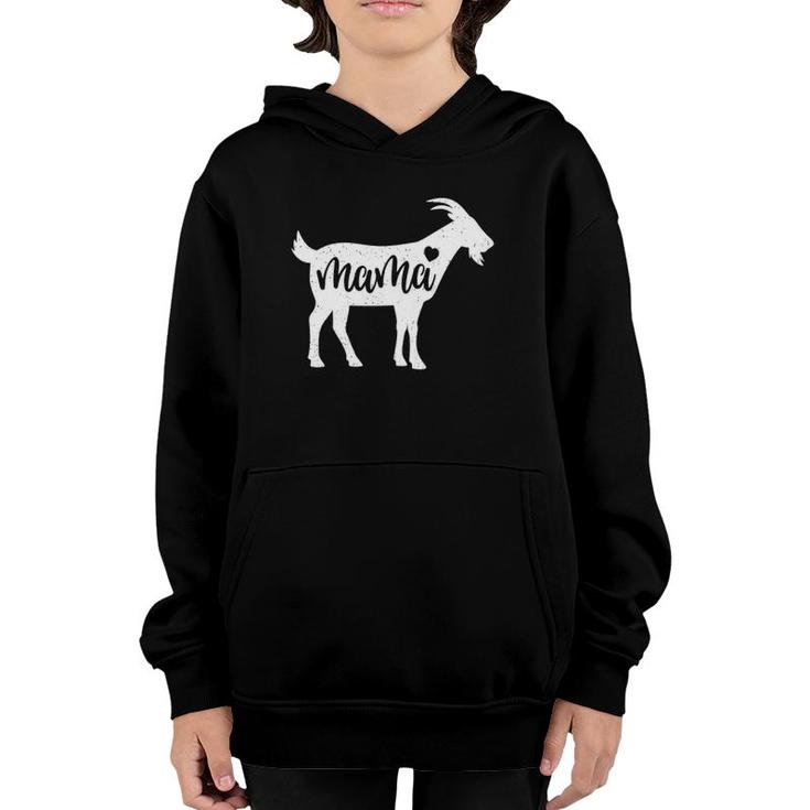 Goat Mothers Day Mama Farm Mom Lover Gift Women Youth Hoodie