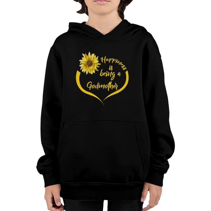 Godmother Gift Happiness Is Being A Godmother Youth Hoodie