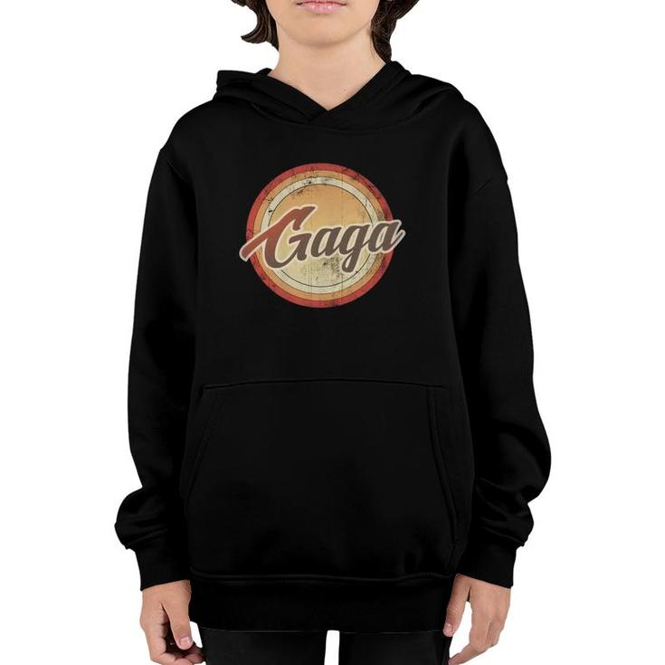 Graphic 365 Gaga Vintage Mother's Day Funny Grandma Gift Youth Hoodie