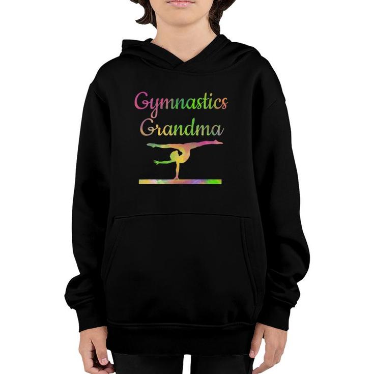 Gymnastics Grandma Gymnast Tee Grandmother Gigi Mimi Youth Hoodie