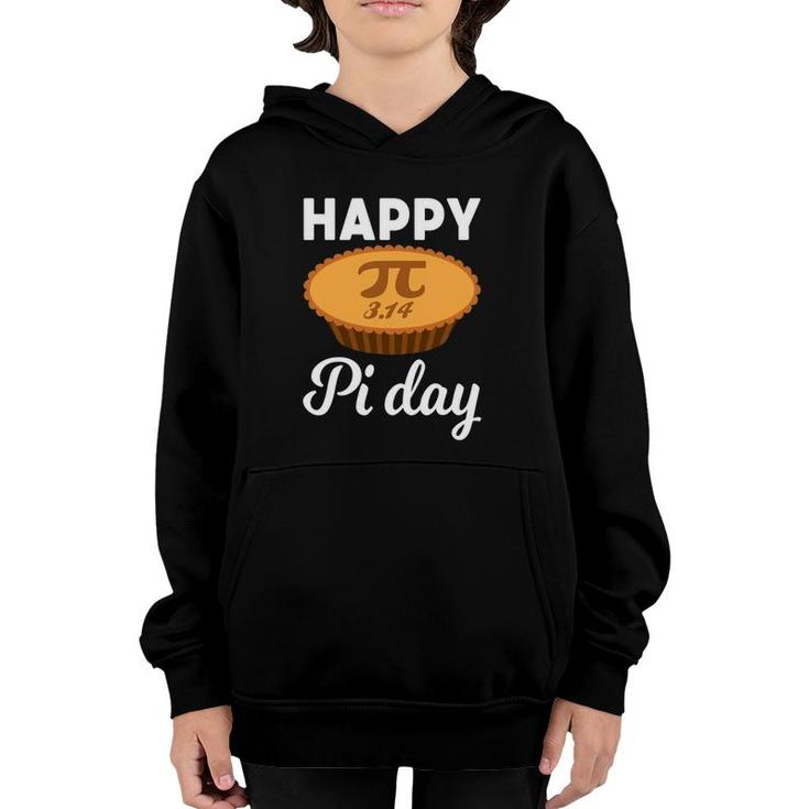Happy Pi Day  Math Pie Lover Gift 314 Student Teacher Youth Hoodie