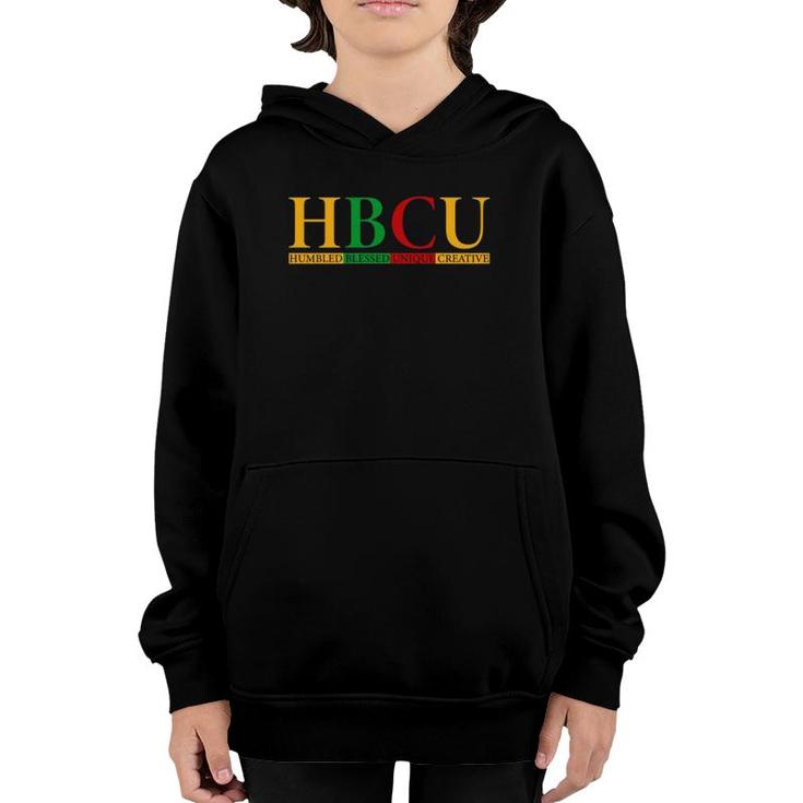 Hbcu Humbled Blessed Creative Unique Historical Black Youth Hoodie