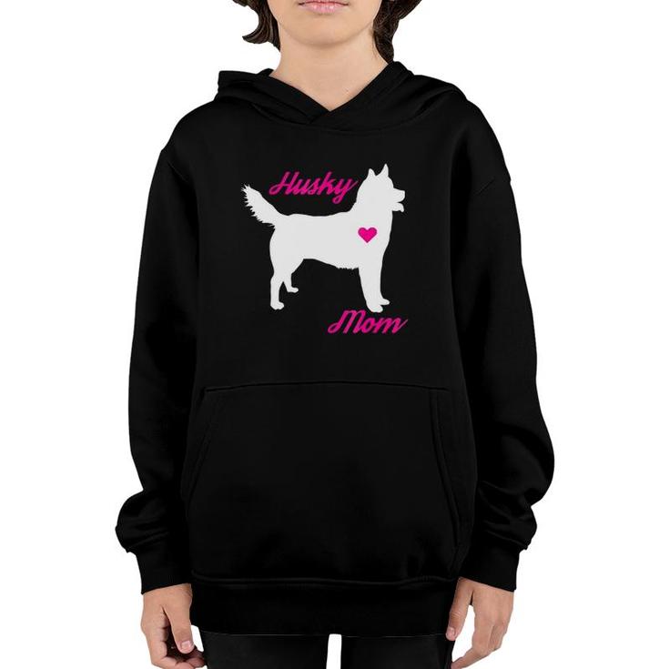 Husky Mom Cute Mother's Day For Dog Lovers Youth Hoodie