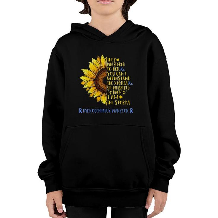 I Am The Storm Hydrocephalus Warrior Youth Hoodie