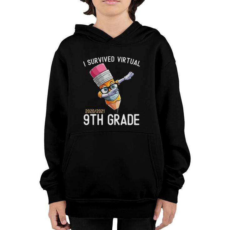 I Survived Virtual 9Th Grade School Graduation Class Of 2021 Ver2 Youth Hoodie