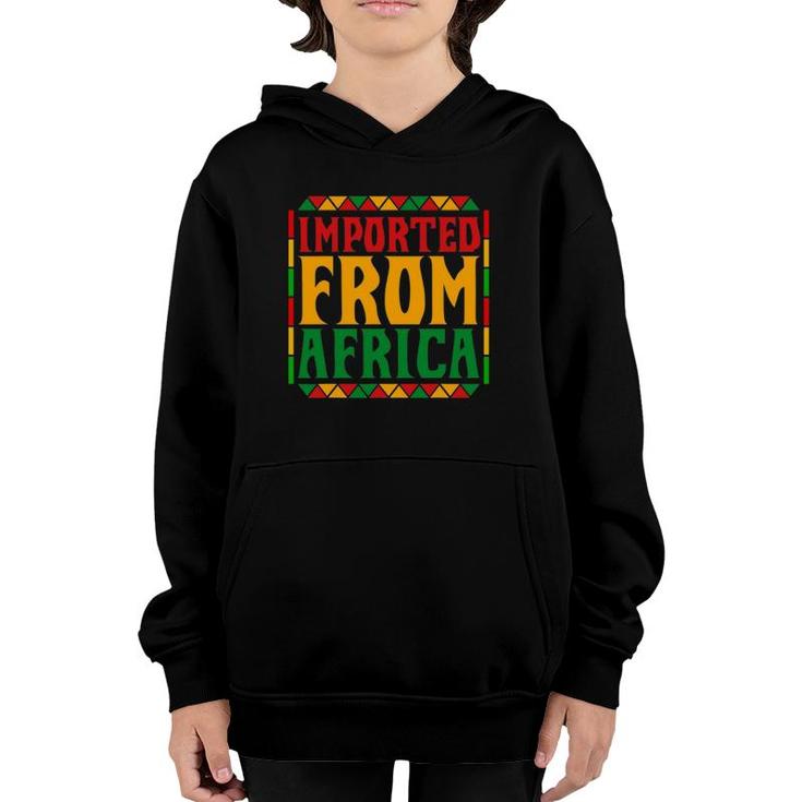 I'm Black Woman Black History Month Gift African American Youth Hoodie