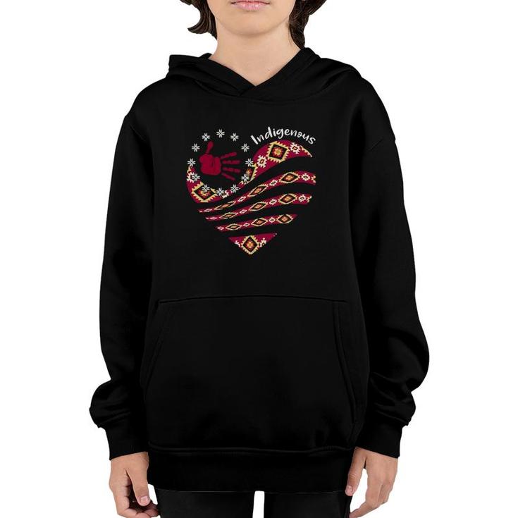 Indigenous Woman Native American Strong Youth Hoodie