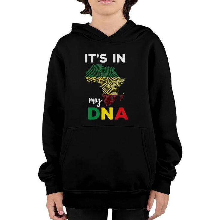 It's In My Dna Black History Month African Roots Gift Youth Hoodie