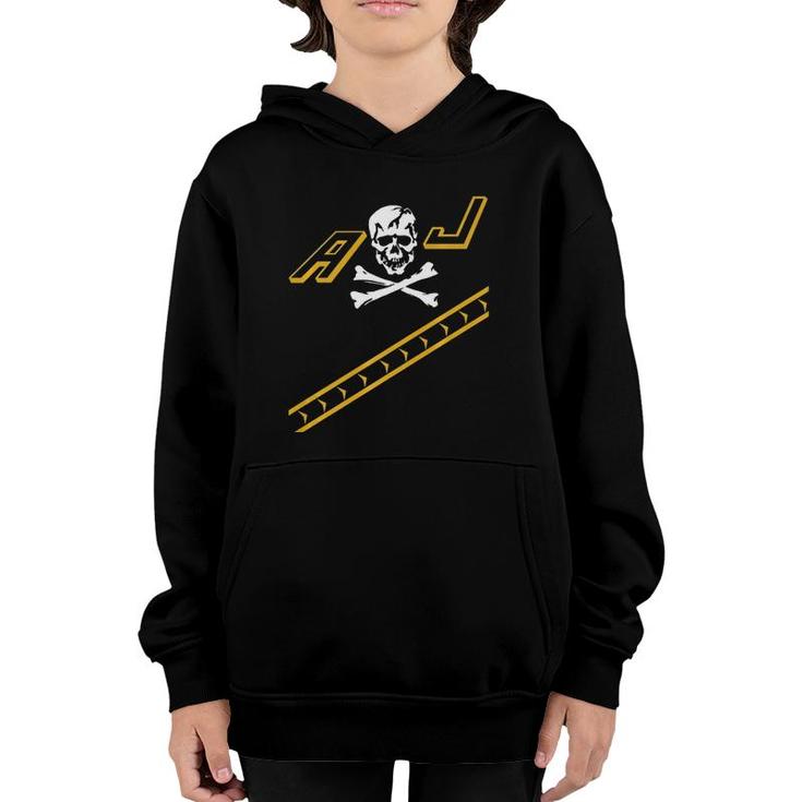 Jolly Rogers F 14 Tomcat Tailflash Naval Aviation Youth Hoodie