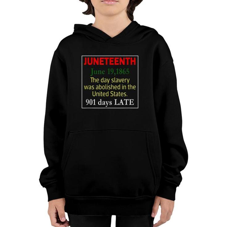 Junenth Definition Black History Junenth Youth Hoodie