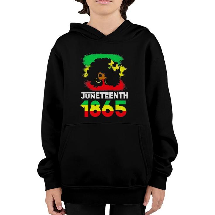 Juneteenth 1865 Is My Independence Day Black Pride Women Youth Hoodie