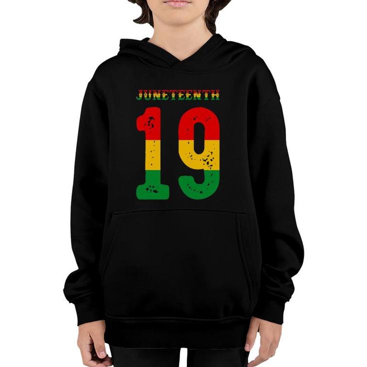 Juneteenth Ancestors Black African American June 19 Ver2 Youth Hoodie