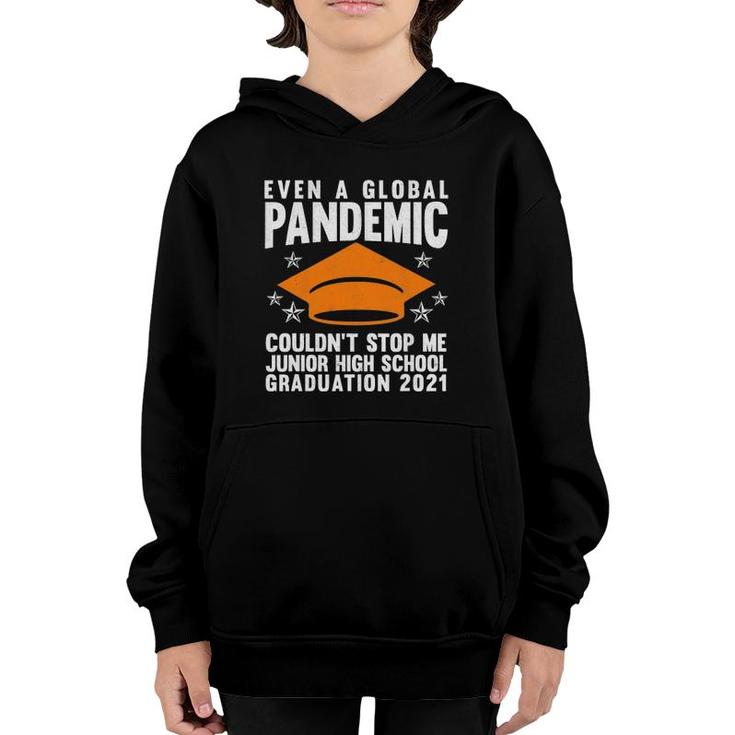 Junior High School Graduation 2021 Degree Graduate Youth Hoodie
