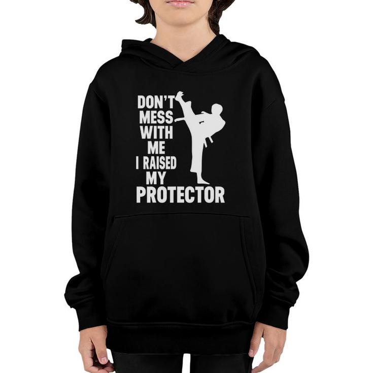 Karate Mom  Cute Mother Martial Arts Gift Youth Hoodie