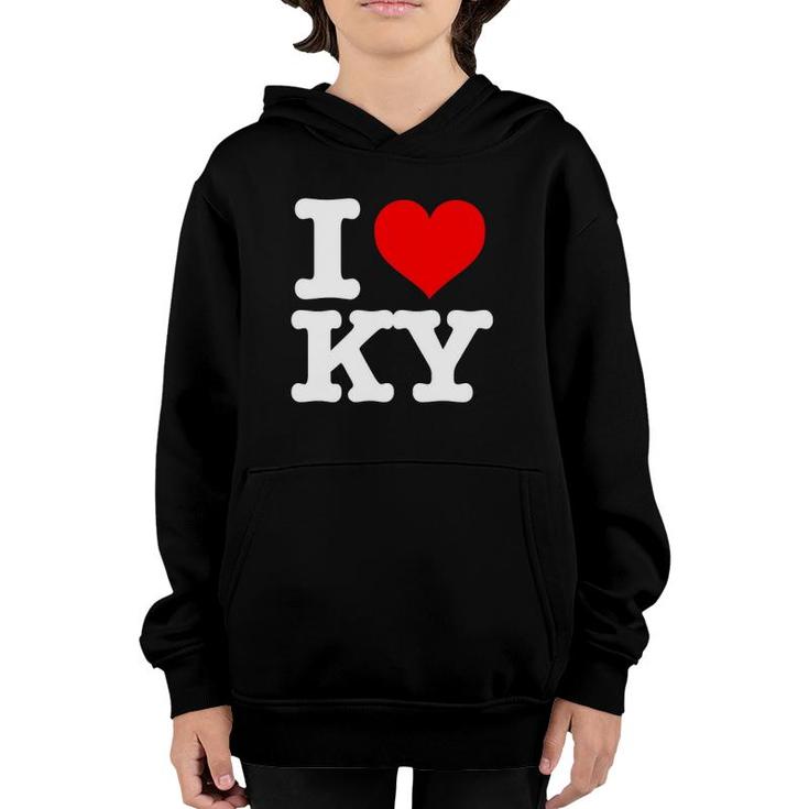 Kentucky - I Love Kentucky - I Heart Kentucky Youth Hoodie