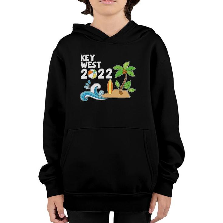 Key West T Family Vacation  Florida 2022 Gift Youth Hoodie