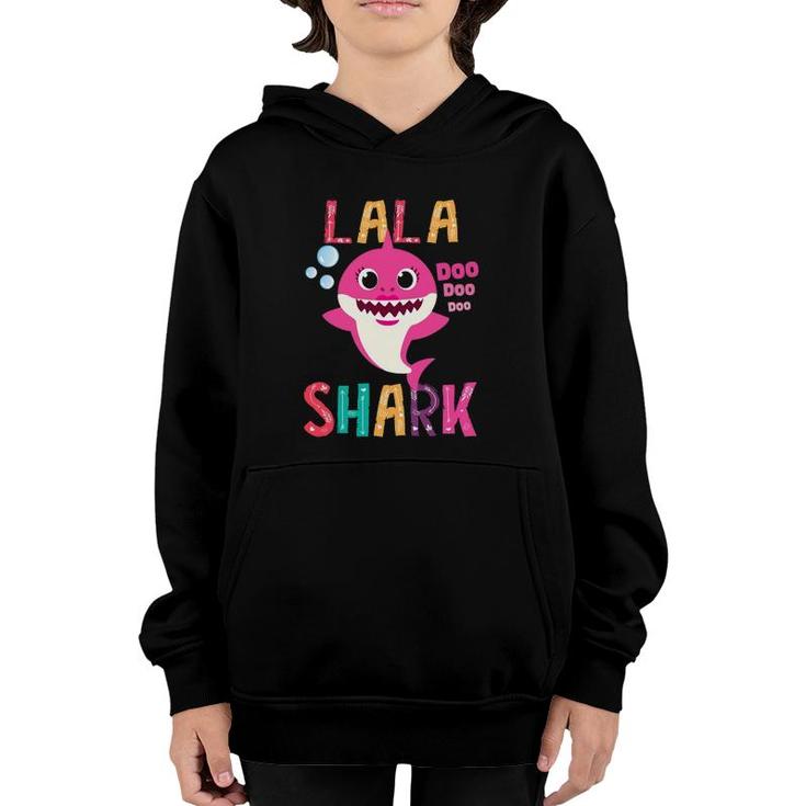 Lala Shark , Funny Mother's Day Gift For Women Mom Youth Hoodie
