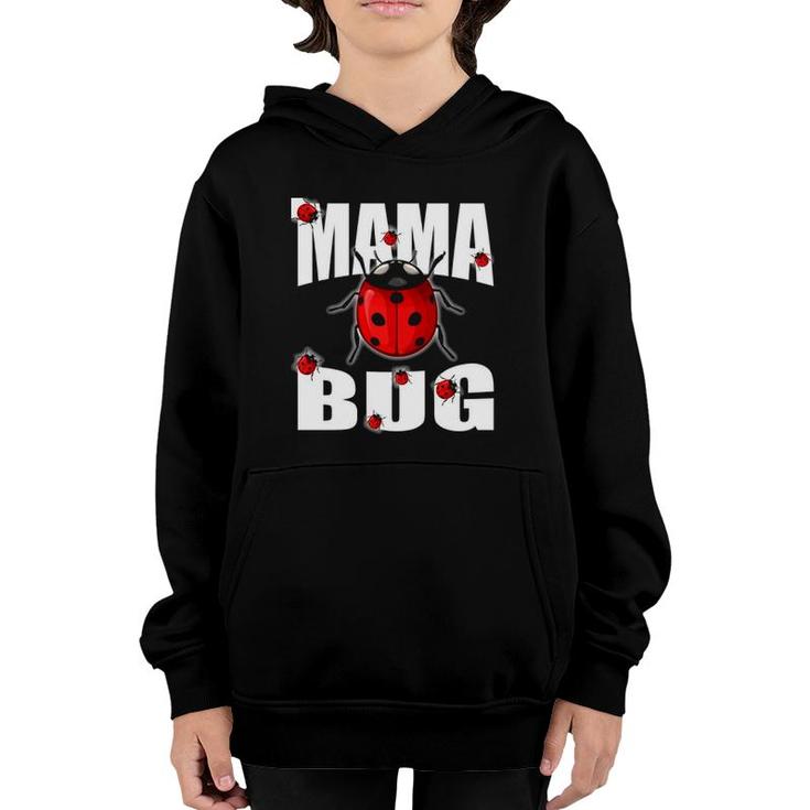 Mama Bug Cute Mother's Day Gift For Ladybug Moms  Youth Hoodie