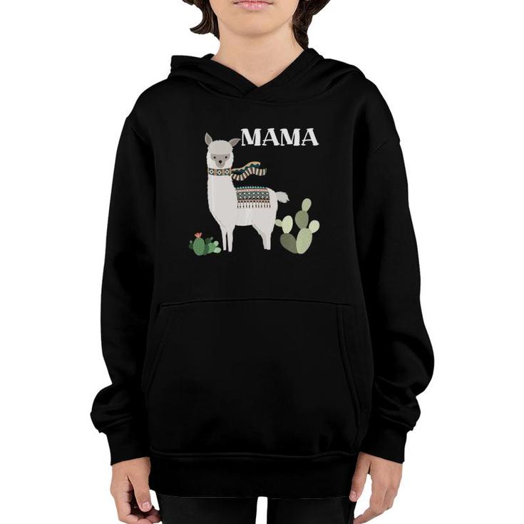 Mama Llama Alpaca Youth Hoodie
