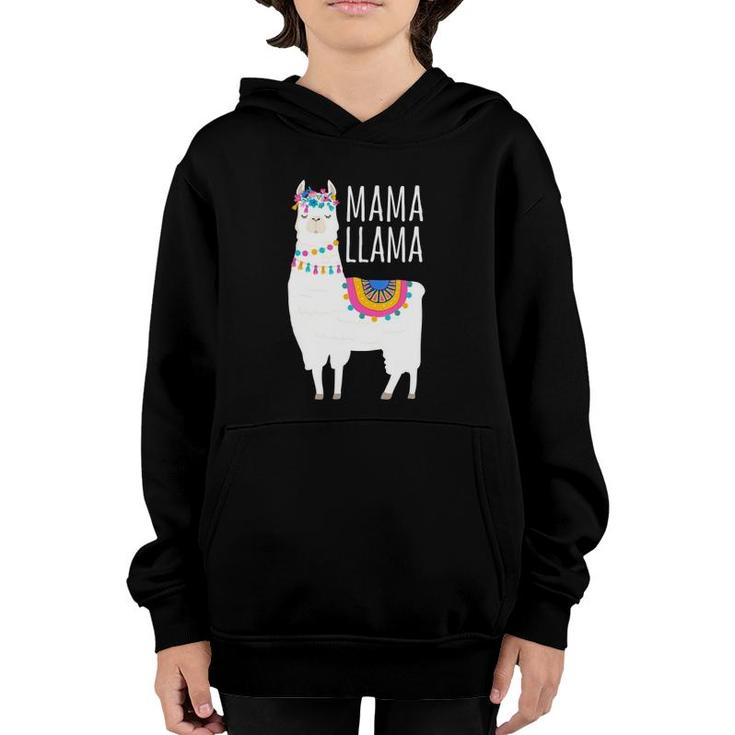 Mama Llama  For Women Youth Hoodie
