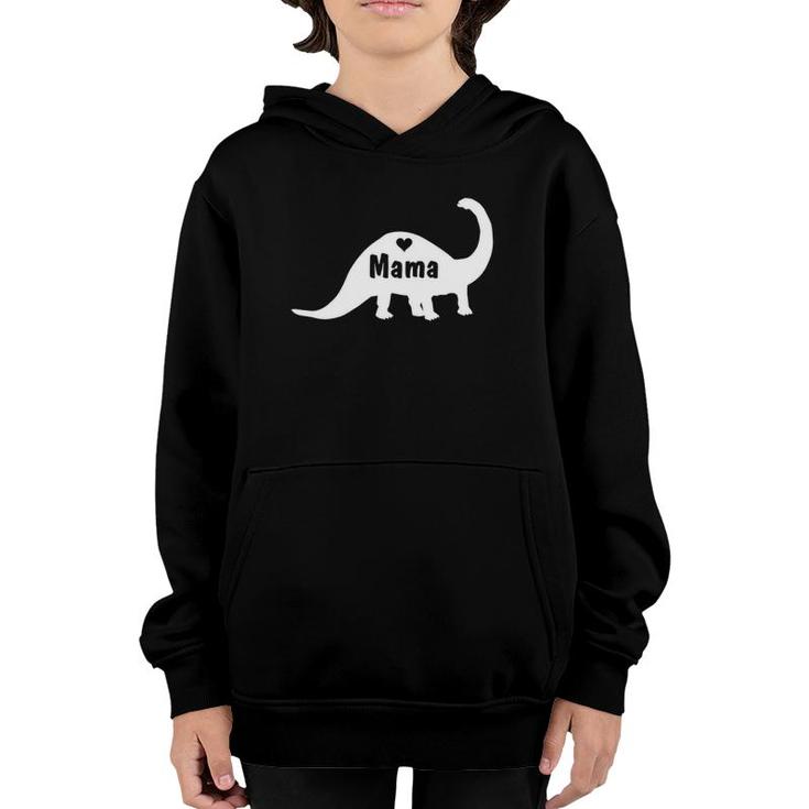 Mama Long Neck Dinosaur - Mother's Day Gift For Mom Youth Hoodie