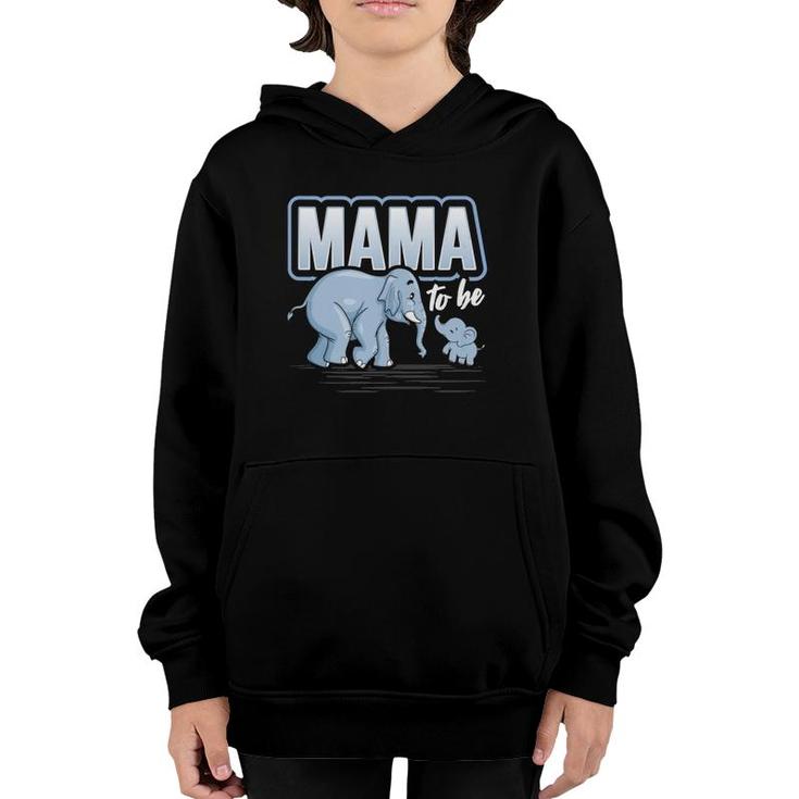 Mama To Be Elephant Baby Shower Pregnancy Gift Soon To Be  Youth Hoodie
