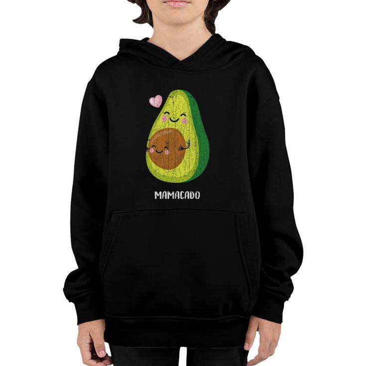 Mamacado Funny Pregnancy Announcement Graphic Youth Hoodie