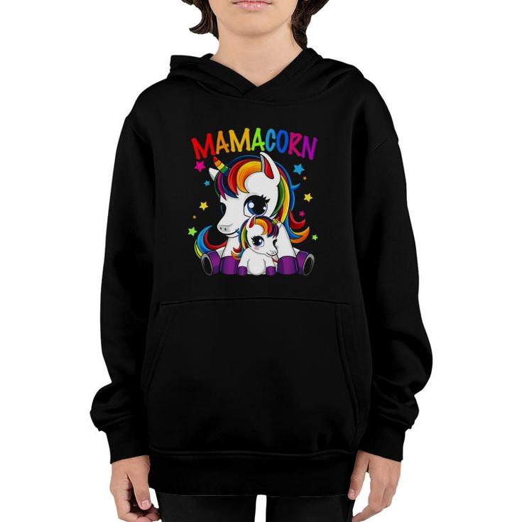 Mamacorn - Cute Unicorn Youth Hoodie