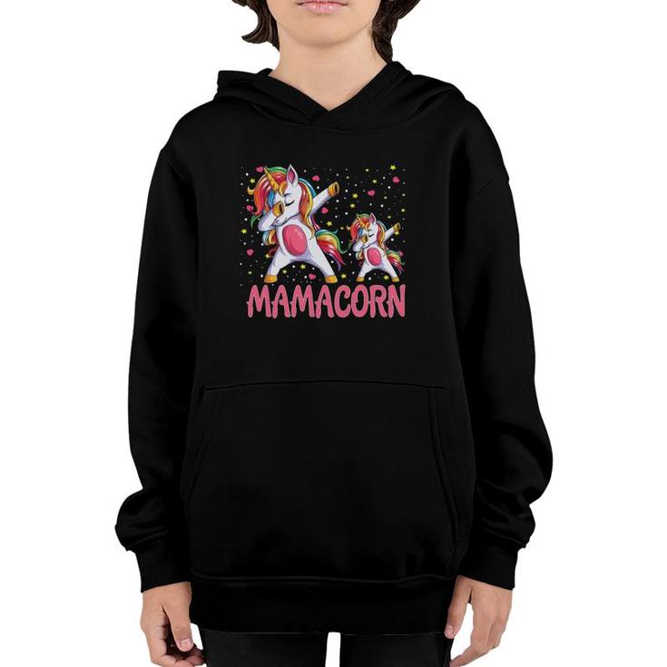Mamacorn Unicorn Mom Baby Funny Mother's Day For Women Youth Hoodie