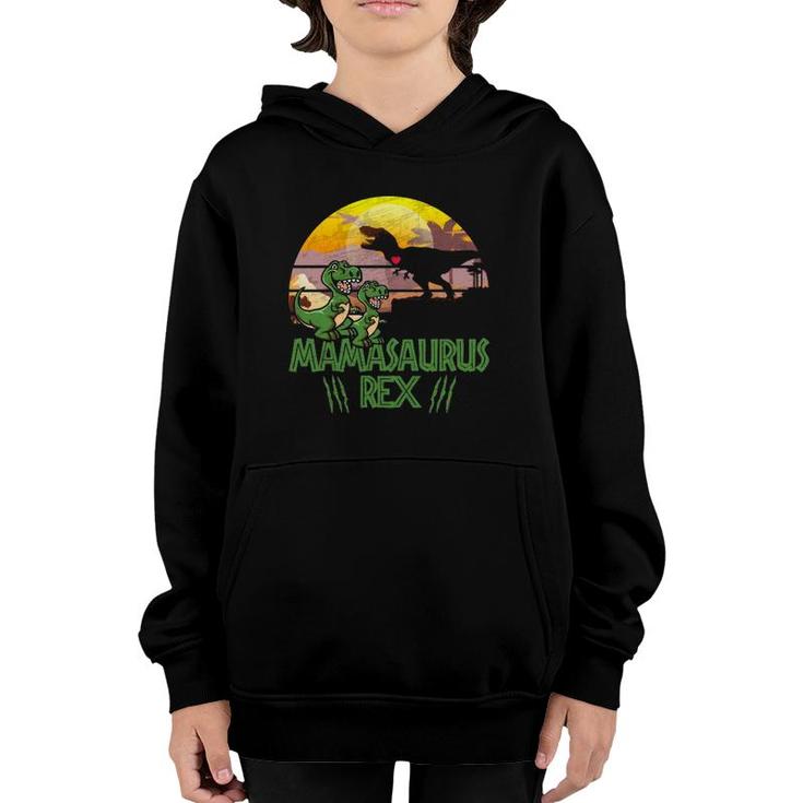 Mamasaurus Rex Dinosaur Mothers Day Gifts For Mom Youth Hoodie