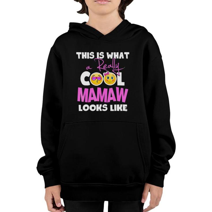 Mamaw Gifts From Grandson Granddaughter Youth Hoodie