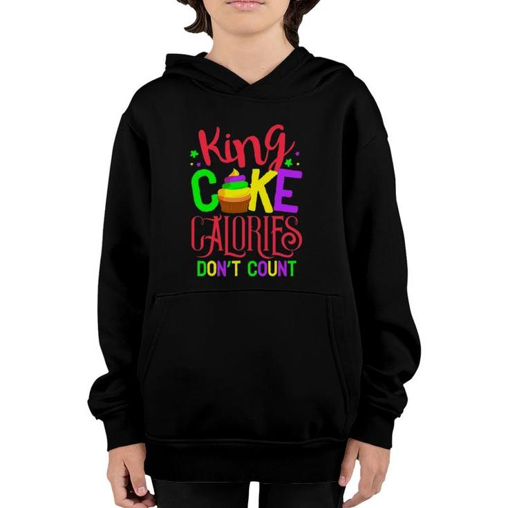 Mardi Gras King Cakenew Orleans Party Gift Youth Hoodie