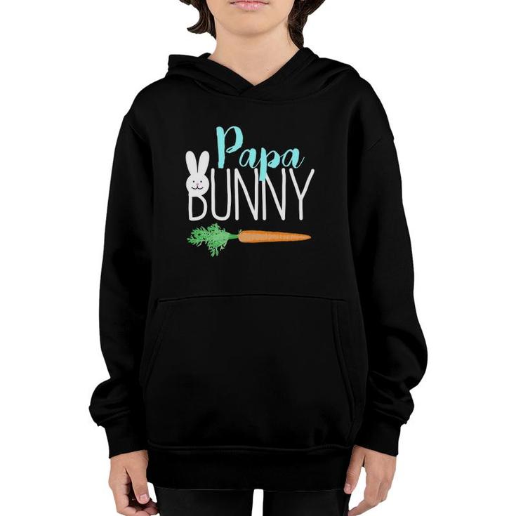 Mens Easter Papa Bunny Family Couples Youth Hoodie