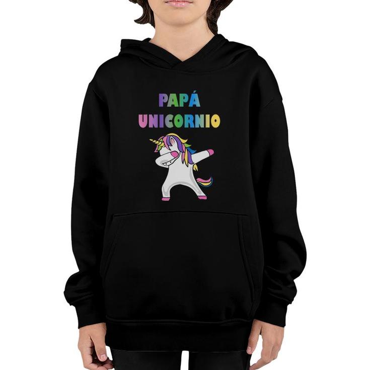 Mens Playeras De Unicornio Para Familia - Papa Unicornio Youth Hoodie
