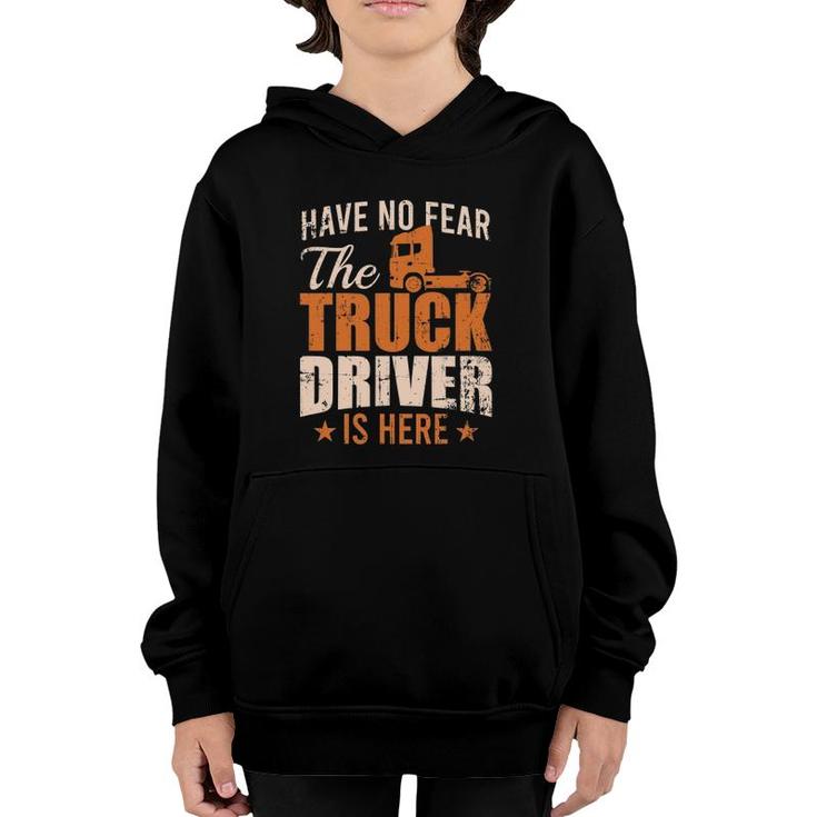 Mens Truck Lorry Professional Driver Motive Gift Idea Youth Hoodie