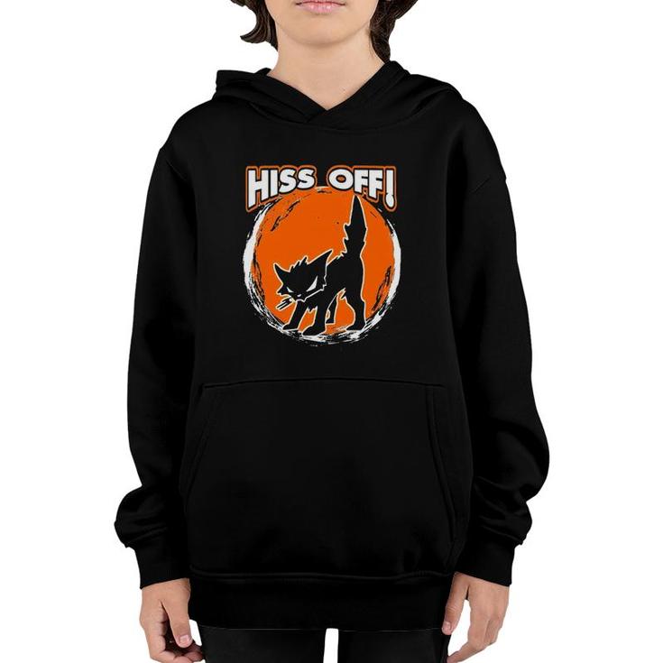 Metal Cat Hiss Off The Battle Cats Youth Hoodie
